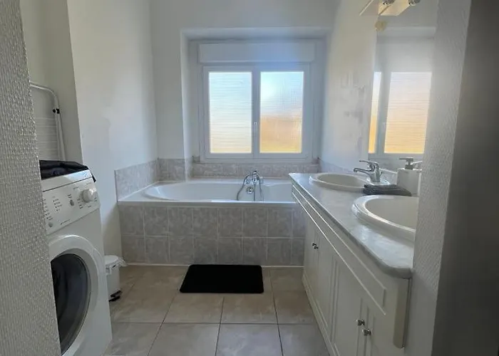 Calme Et Paisible Au Bord De La Rivière Ernée