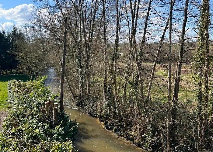 Calme Et Paisible Au Bord De La Rivière Appartement